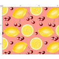 Repeat Pattern Fabric, “Cherry Lemonade”