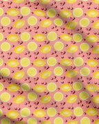 Repeat Pattern Fabric, “Cherry Lemonade”