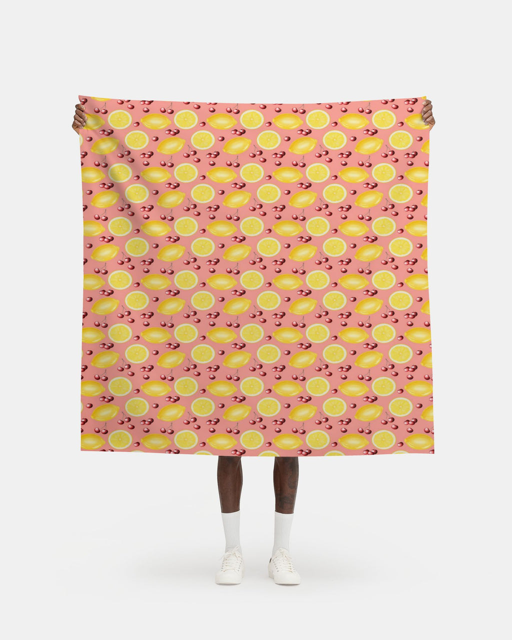 Repeat Pattern Fabric, “Cherry Lemonade”