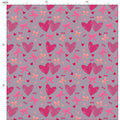Repeat Pattern Fabric, “XO”