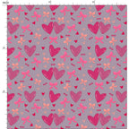 Repeat Pattern Fabric, “XO”